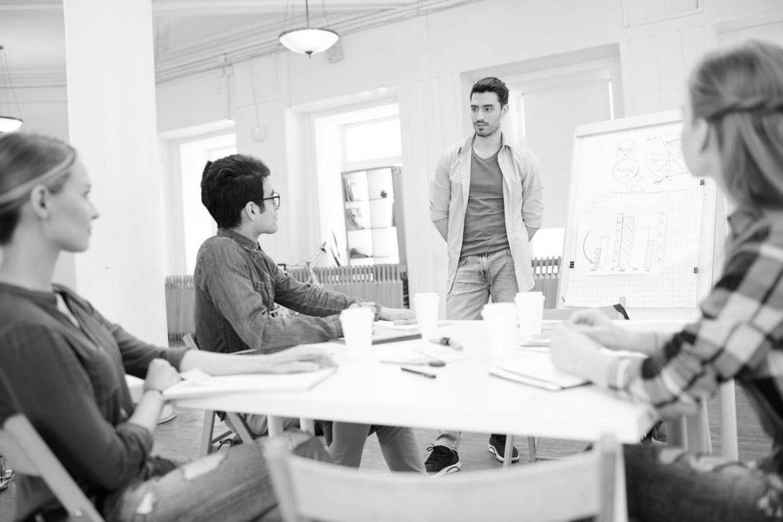 Sesión de mentoría personalizada en nuestras instalaciones